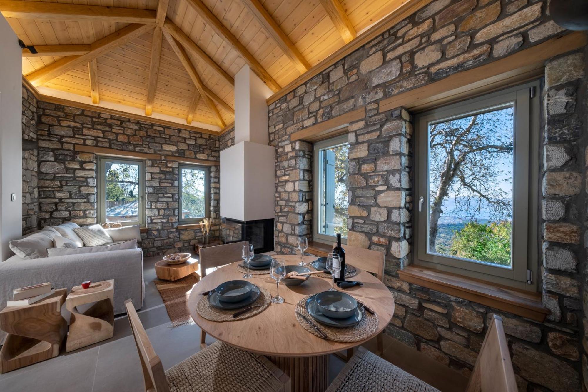 Strofilos Villas Áyios Vlásios Bagian luar foto